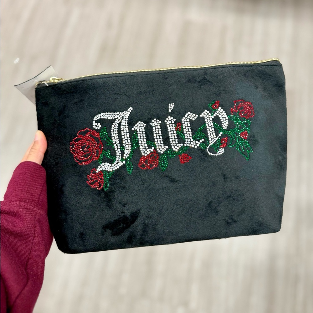 Juicy Couture Rose Make Up Cosmetics Bag New Release